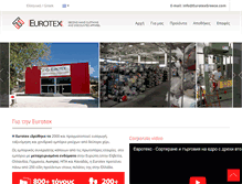 Tablet Screenshot of eurotexgreece.com